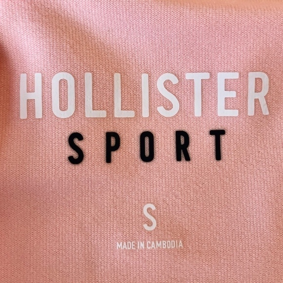Hollister, Sport, Athletic, Racerback, 1/4 zip, Long Sleeve, Fitted, Top, Size S - Picture 11 of 12